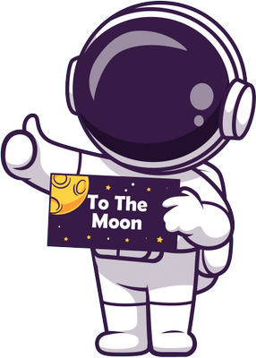Astronaut in the air